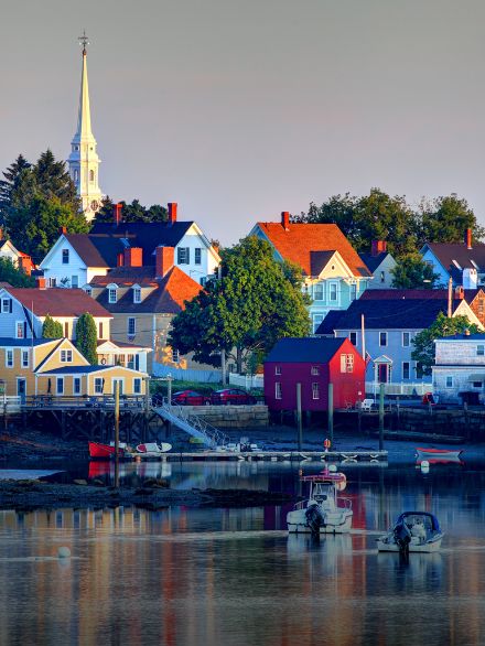 closeup of historic portsmouth