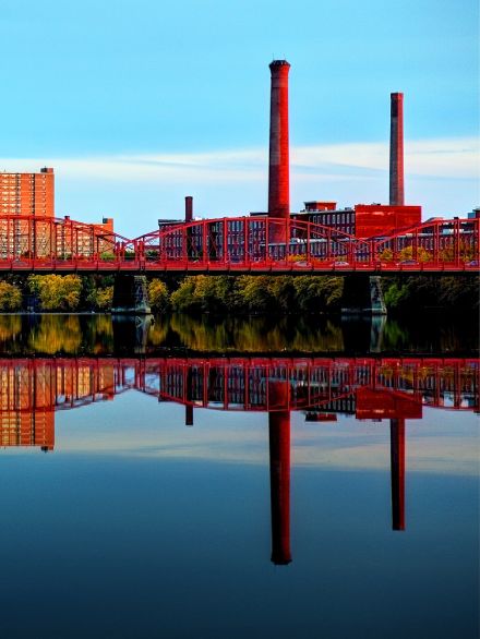factories on river in haverhill ma